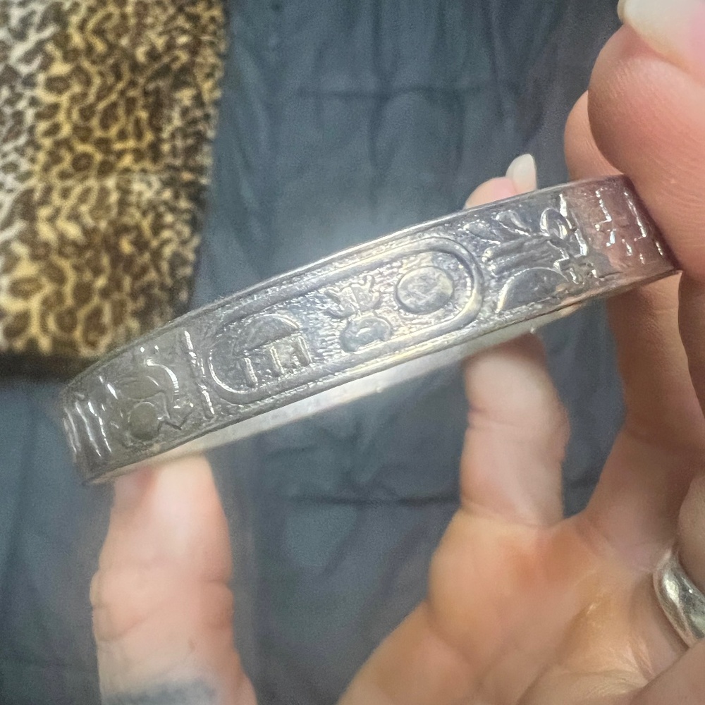 Silver Egyptian bracelet
